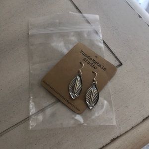 Handmade Leaf Earrings